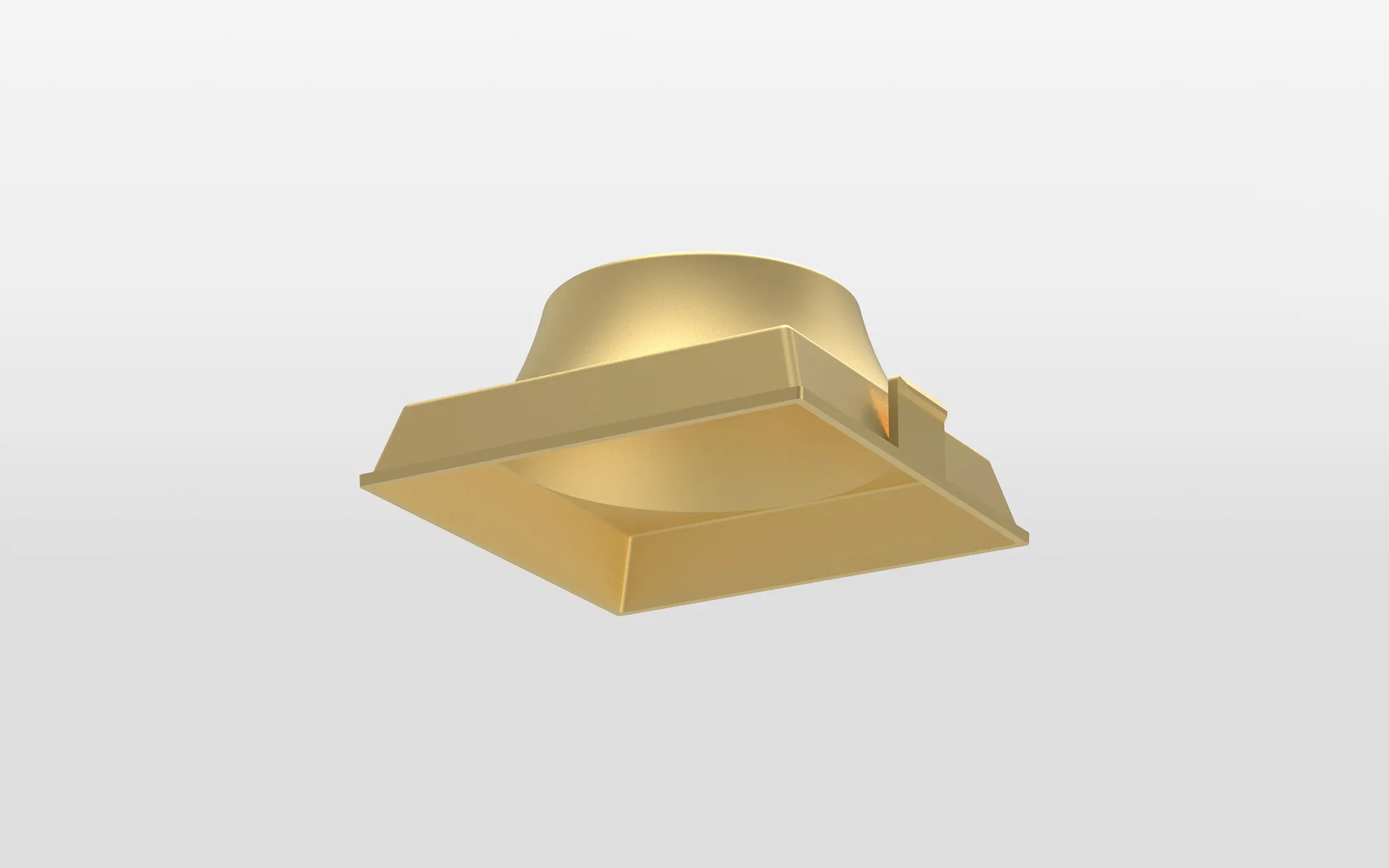 Sunrise Downlight 8W Recessed Ceiling Luminaires Mantra Square/Rectangular Recess Ceiling